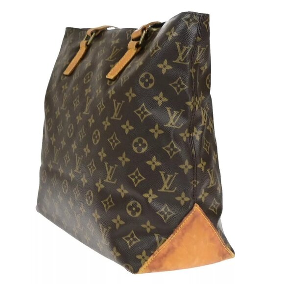 LOUIS VUITTON Cabas Mezzo Shoulder Bag Monogram Leather Brown - Picture 8 of 16